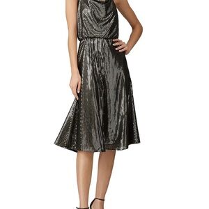 Dress the Population Black Pleated Cocktail Dress